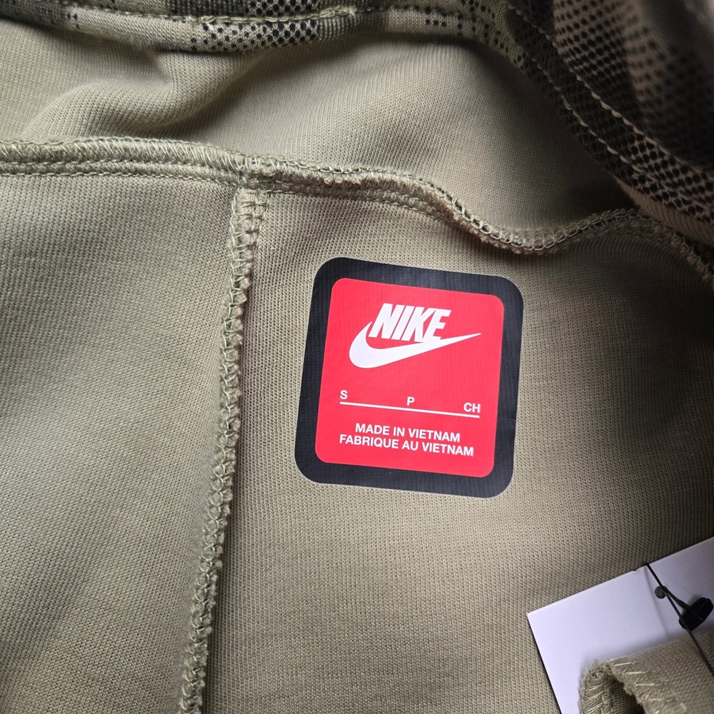 Nike Tech Fleece Mens Small Camo Sweatpants‎ Olive Green Digital Camo II1324-276 - Picture 8 of 15